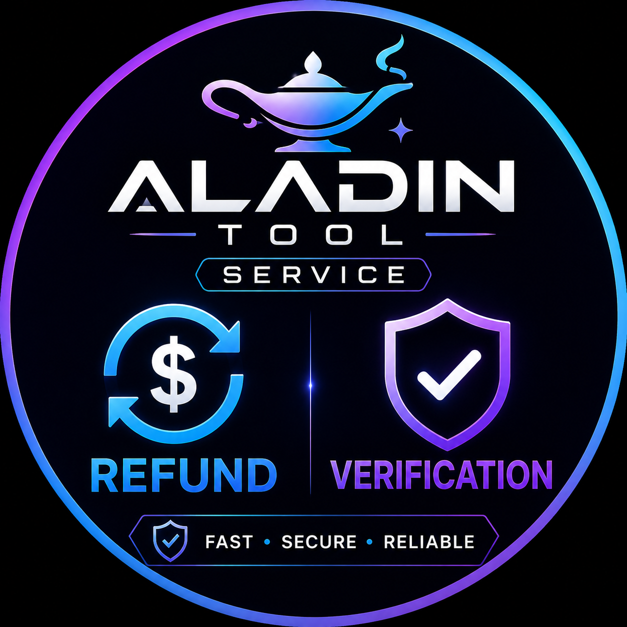 #7947 Aladin Tool Service Refund & Verification