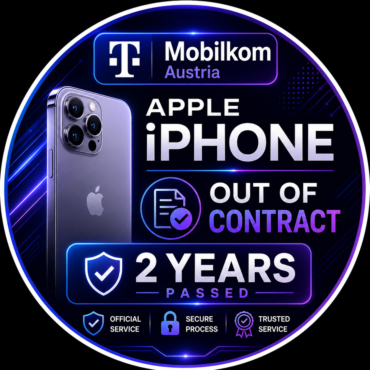 A1 Mobilkom Austria - Apple iPhone out of contract 2 years passed