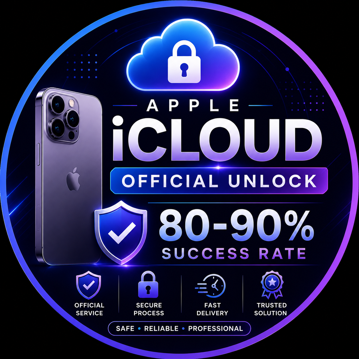 Apple iCloud Official Unlock - 80-90% Success Rate (iPhone 11, 11 Pro, 11 Pro Max)