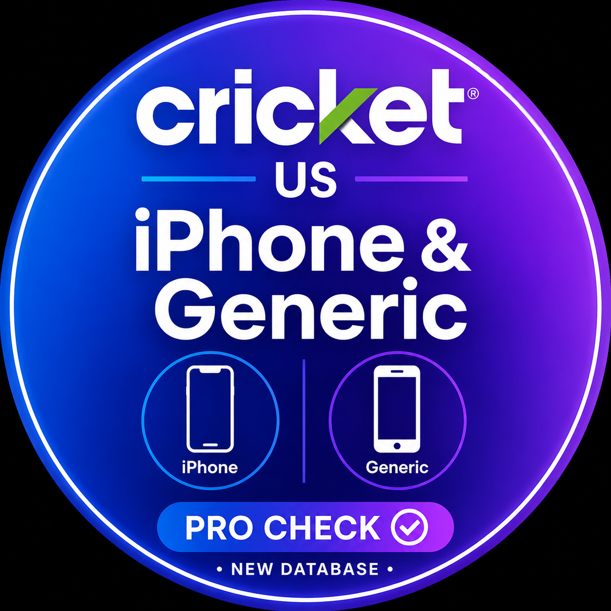 US Cricket iPhone & Generic All Models Celan (120 Days Activated Device)