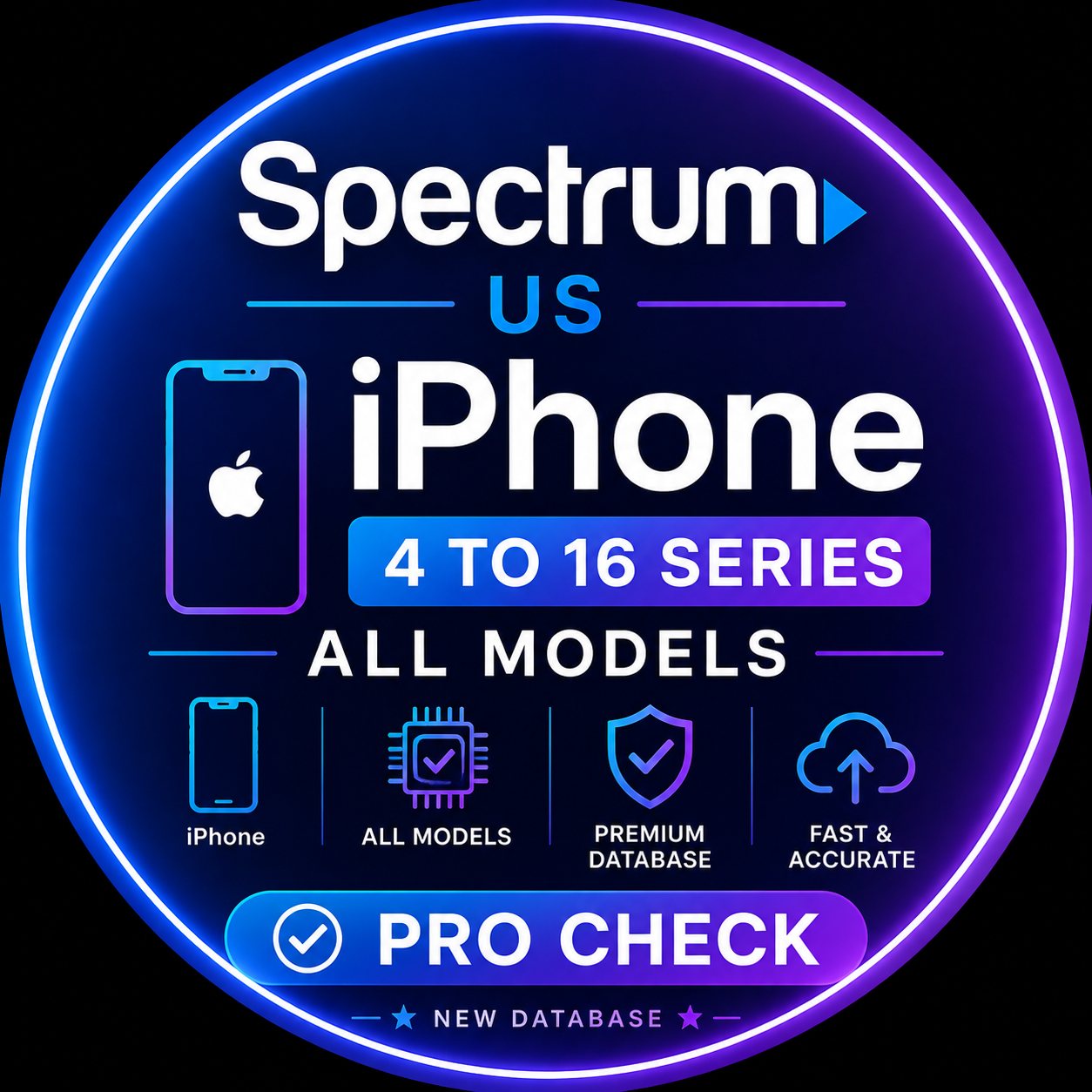 US Spectrum iPhone 4 To 16 Series All Models - Eligible Unlock IMEI ( 7 Days ReLocked Warranty )