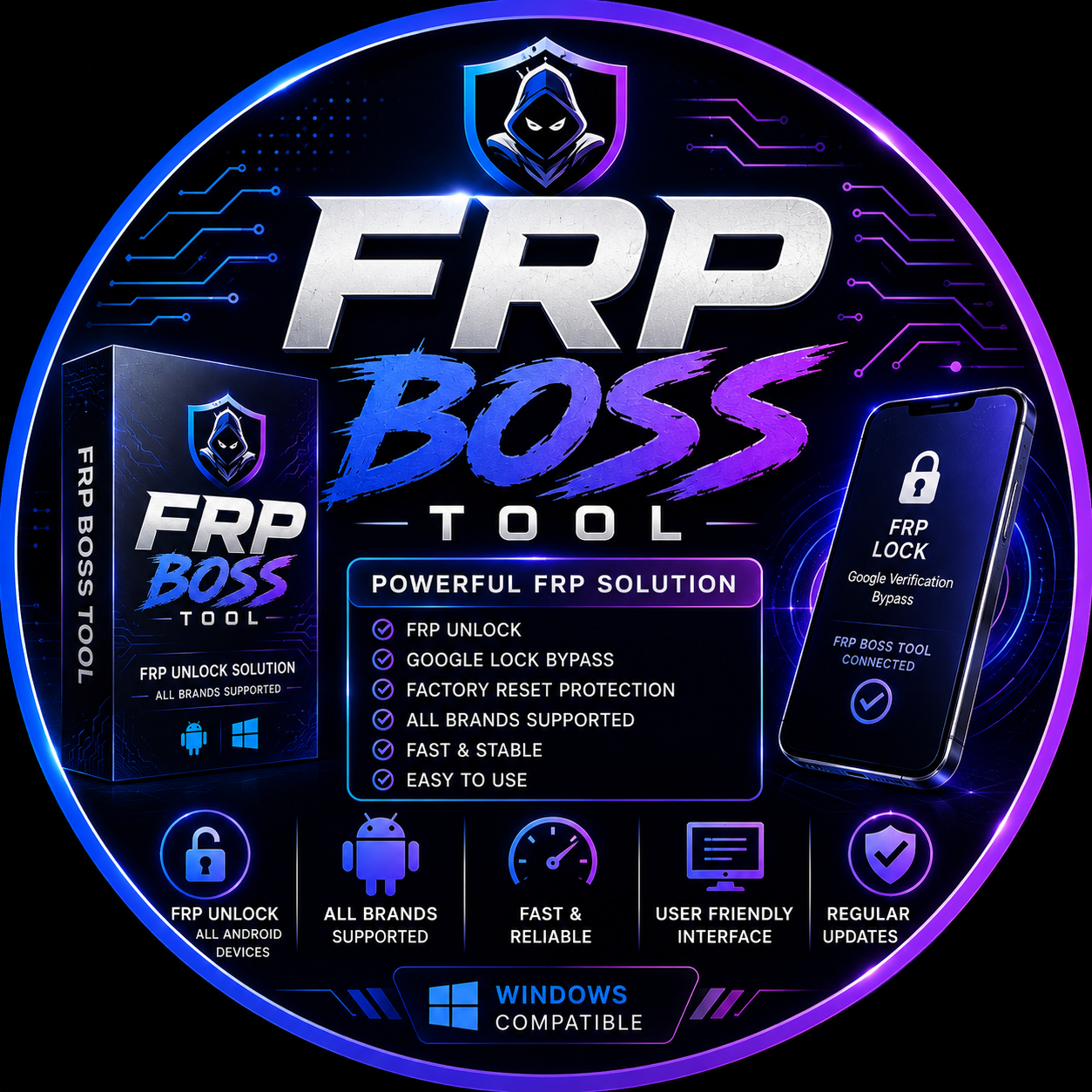 FRP BOSS TOOL - Instant Credits (Samsung/Xiaomi/Nokia Hmd) Auto API