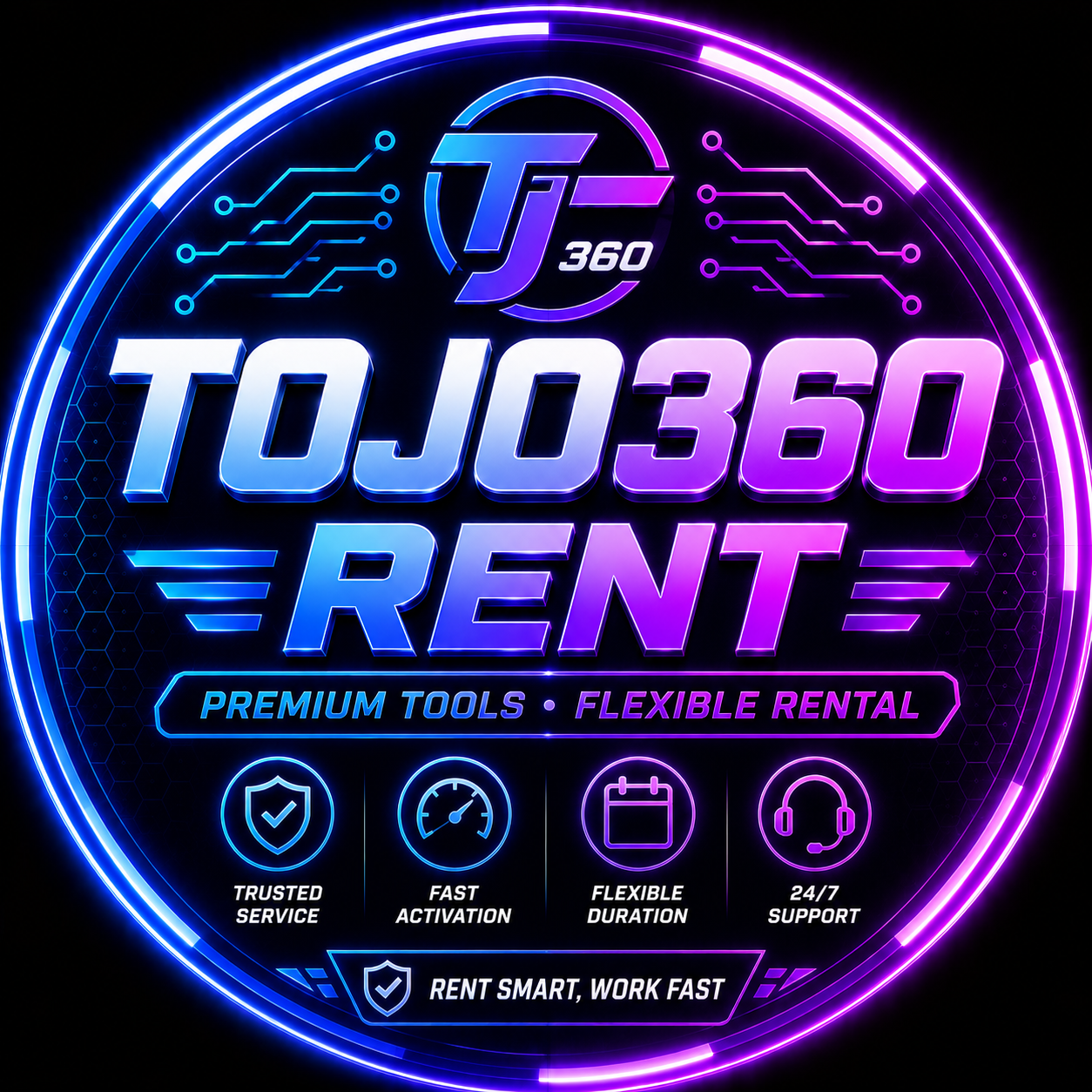 Tojo360  Rent  { Time: 6 Hours }