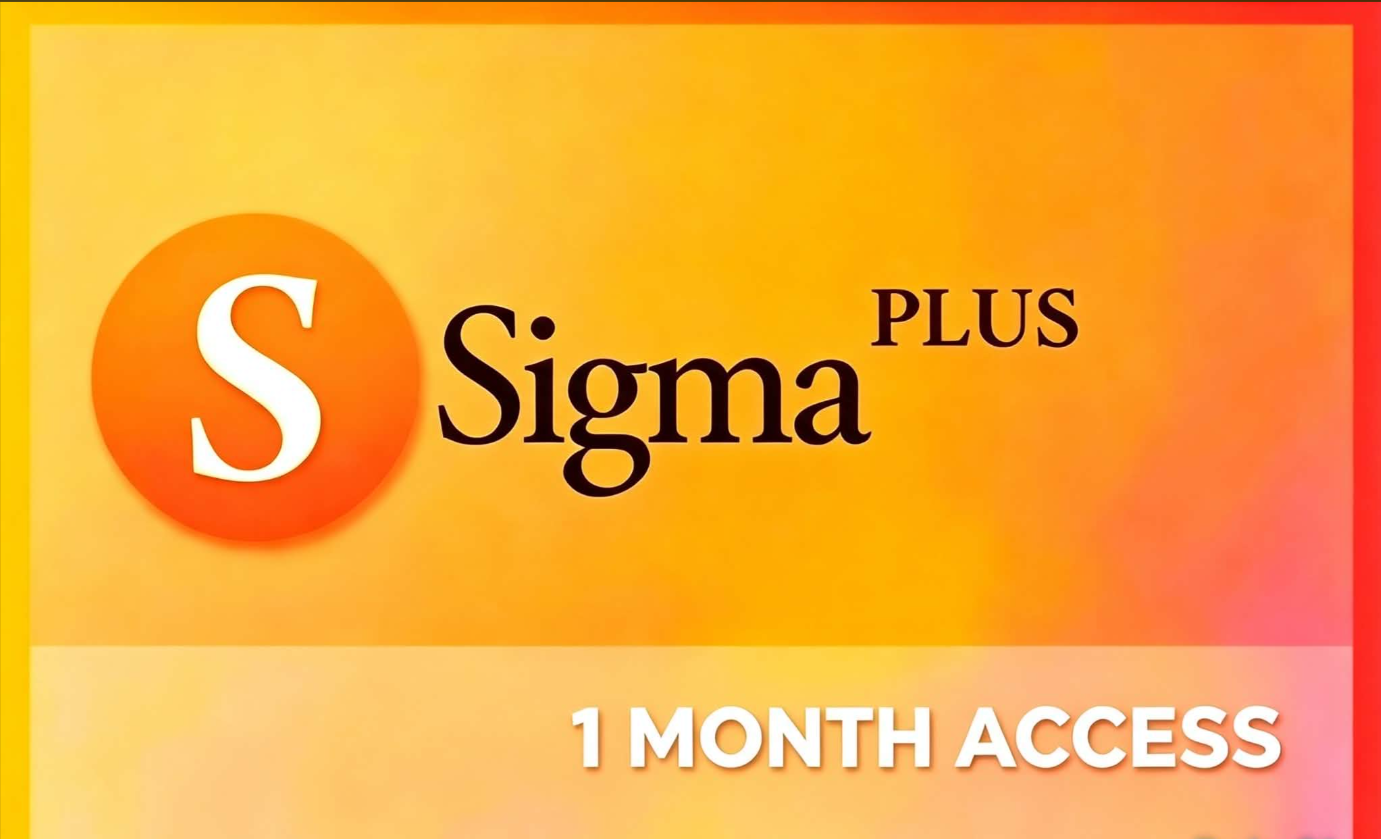 Sigma Plus Digital License Activation for - 1 Months