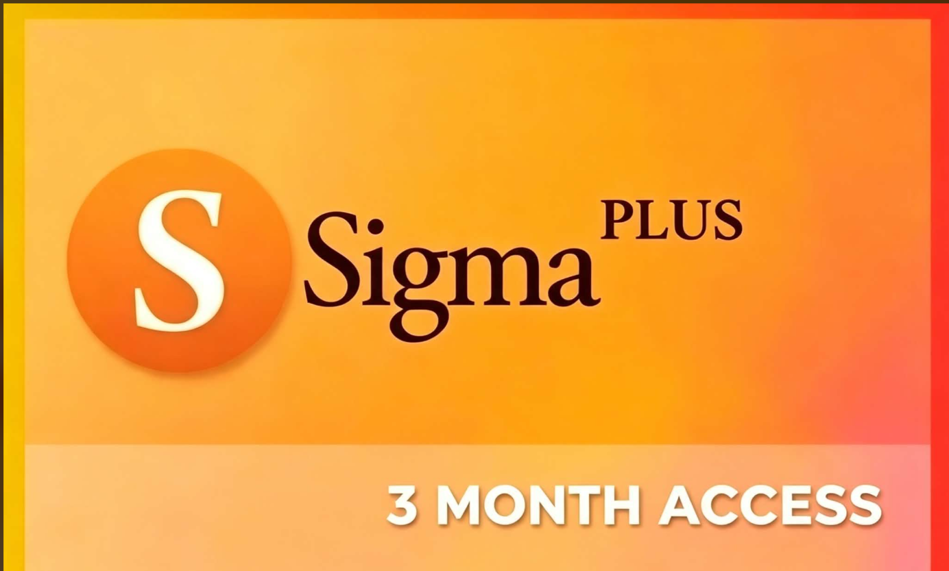 Sigma Plus Digital License Activation for - 3 Months
