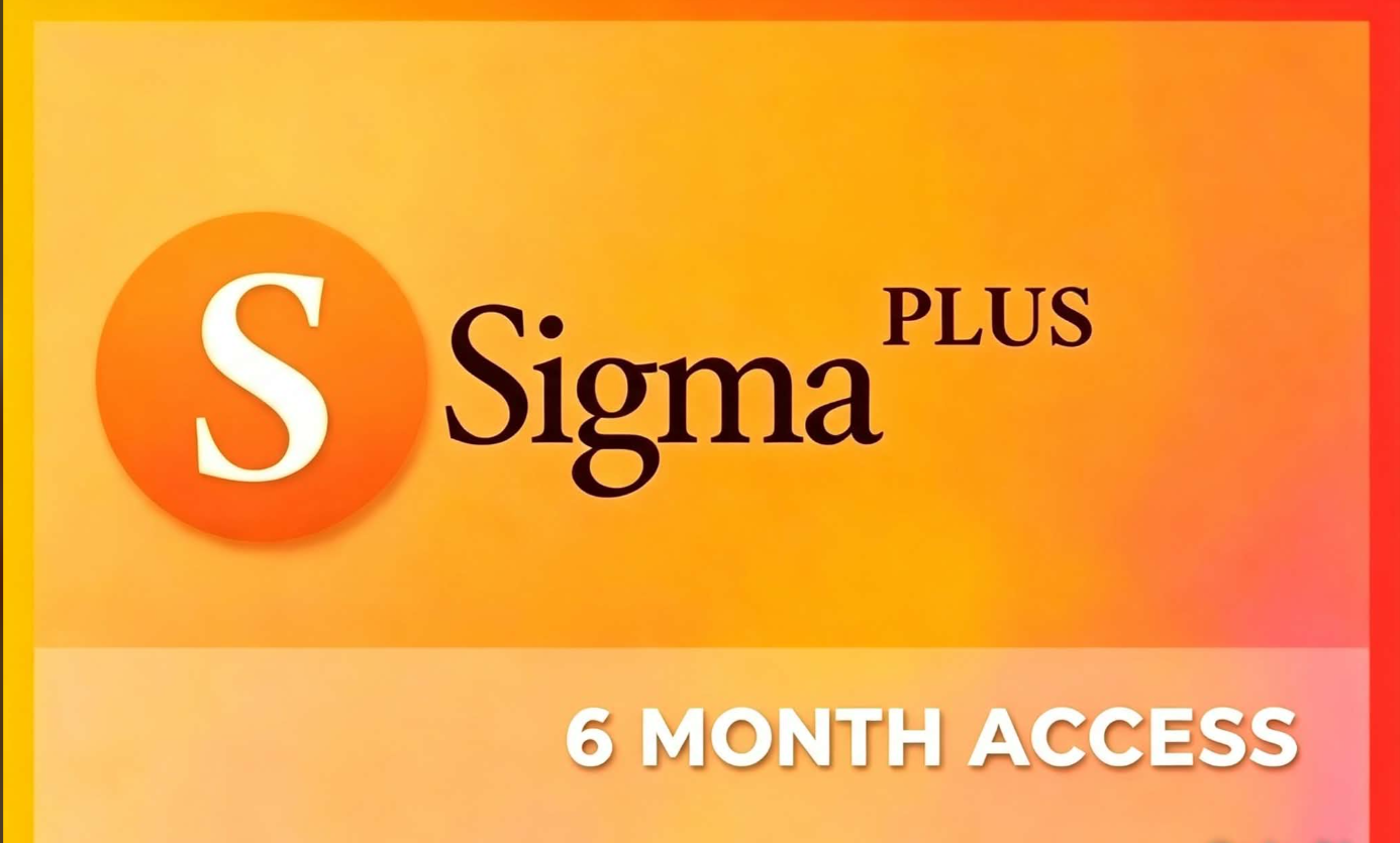 Sigma Plus Activation (Need Box or Dongle) - 6 Months